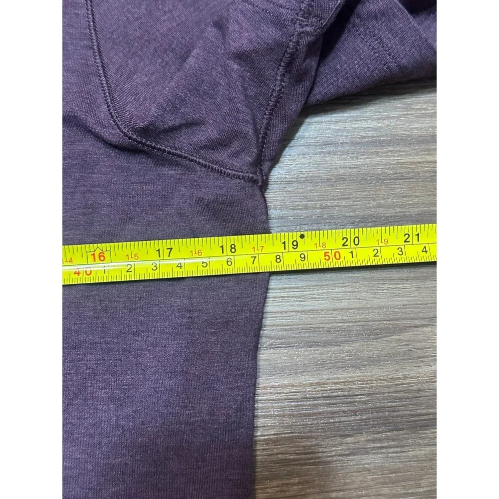Lululemon Mens 5 Year Short Sleeve Basic Tee Training Shirt Purple Sz M - Picture 4 of 6